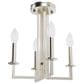 Hunter Bearden 4-Light Small Chandelier in Brushed Nickel, , large