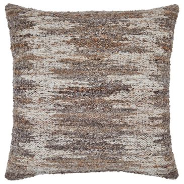 Ashley Nealton 22" Square Throw Pillow in Brown and White, , large
