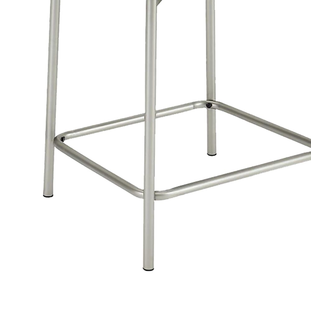 Urban Home Crossroads 2.0 Dion Counter Stool with Camel in Brushed Nickel, , large