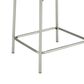 Urban Home Crossroads 2.0 Dion Counter Stool with Camel in Brushed Nickel, , large