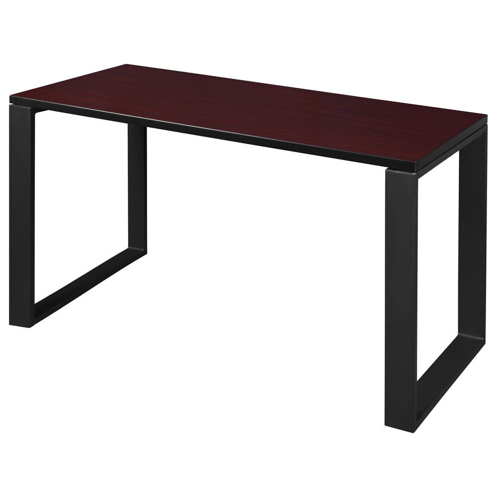 Regency Global Sourcing Structure 42" x 24" Training Table in Mahogany/Black, , large