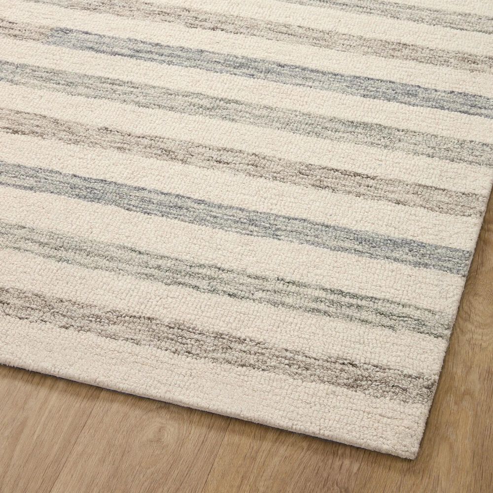 Chris Loves Julia x Loloi Chris 2&#39;6&quot; x 7&#39;6&quot; Ivory and Slate Runner, , large