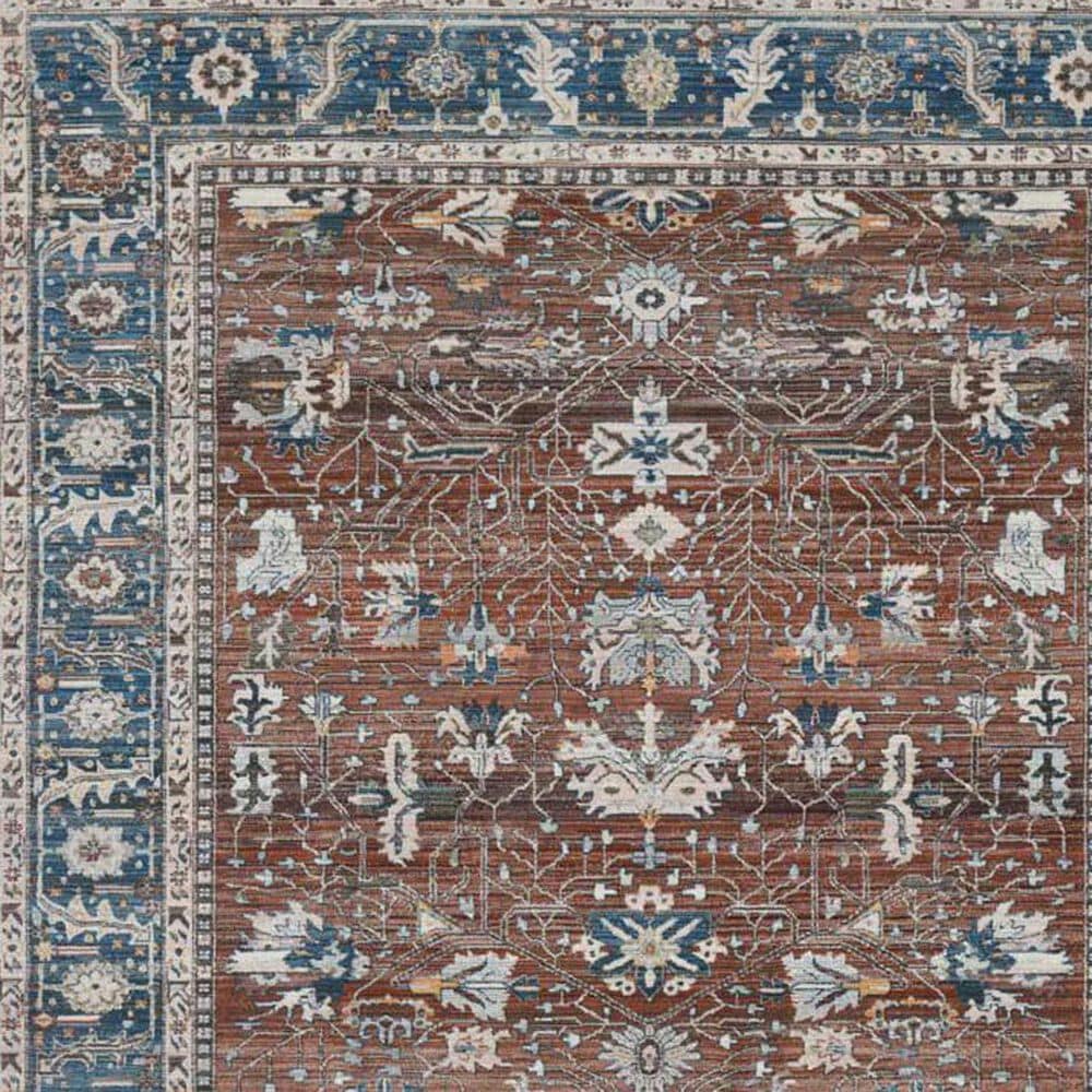 Amer Rugs Arcadia 2&#39; x 3&#39; Red Navy Area Rug, , large