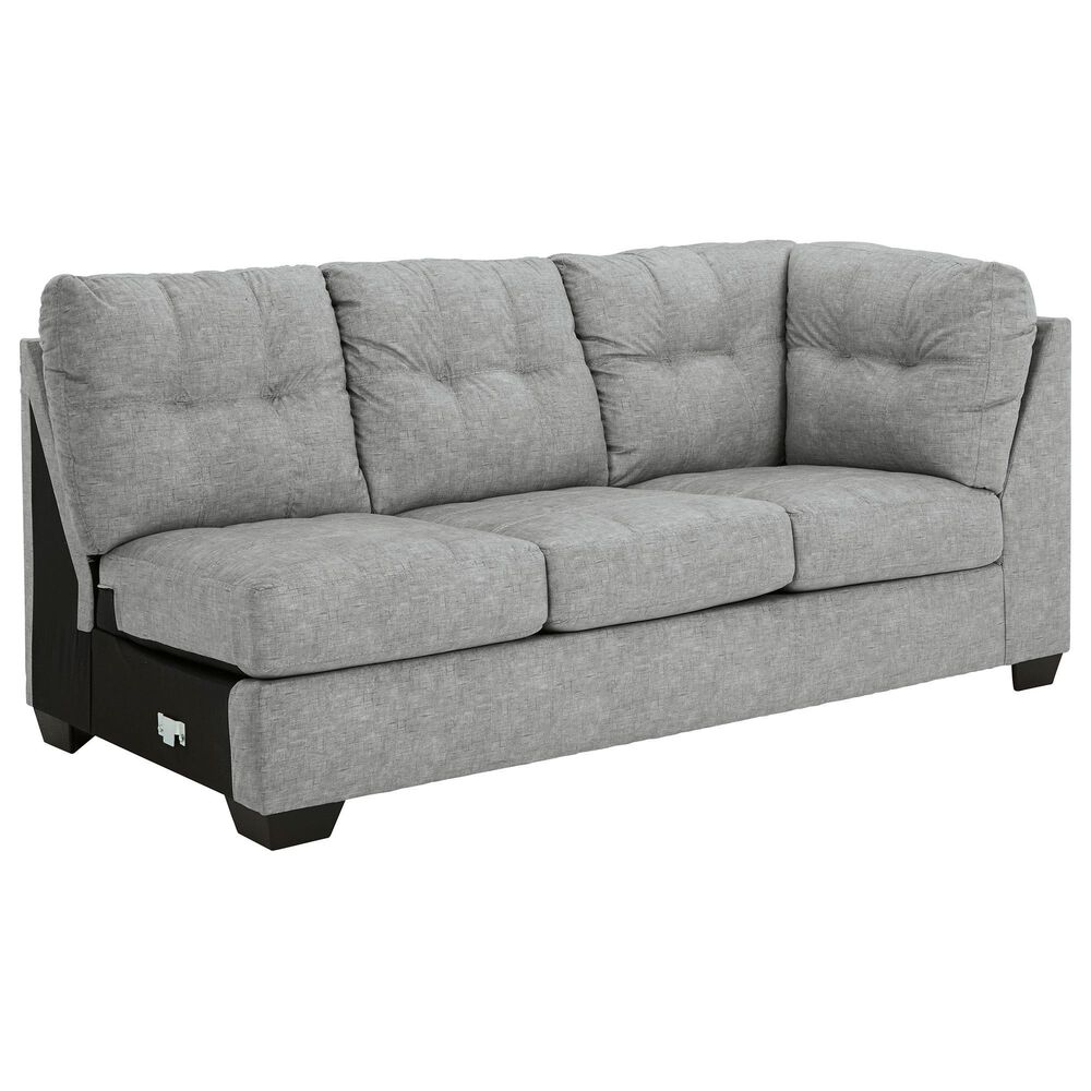 Signature Design by Ashley Falkirk 2-Piece Left Facing Sleeper Sectional with Chaise in Steel, , large