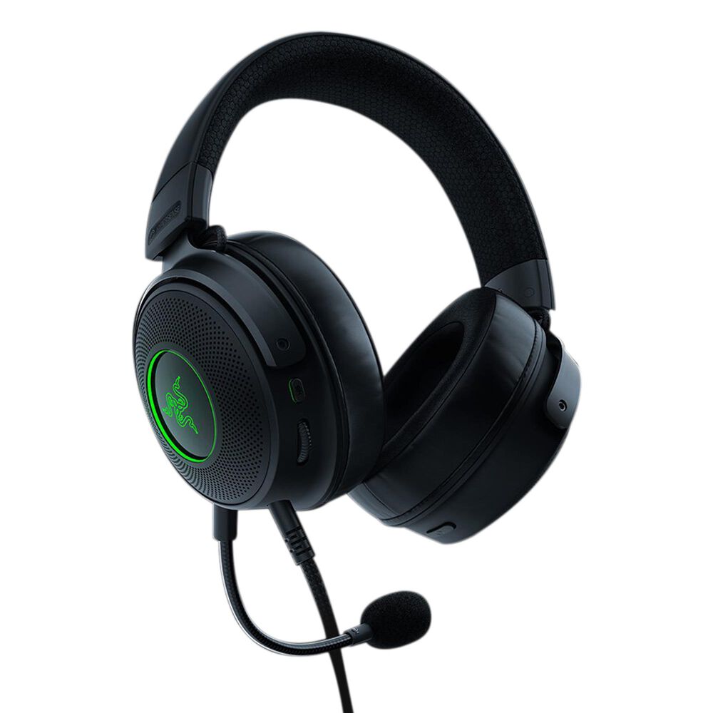 Razer V3 HyperSense Wired USB Gaming Headset in Black, , large