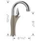 Blanco Artona 1.5 GPM Bar Faucet in Stainless Steel and Truffle, , large