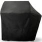 Hestan 42" Carbon Fiber Grill and Cart Cover in Black, , large