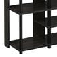 Noviland 6-Tier Shoe Rack in Espresso and Black, , large