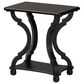 Baxton Studio Cianna End Table in Black, , large