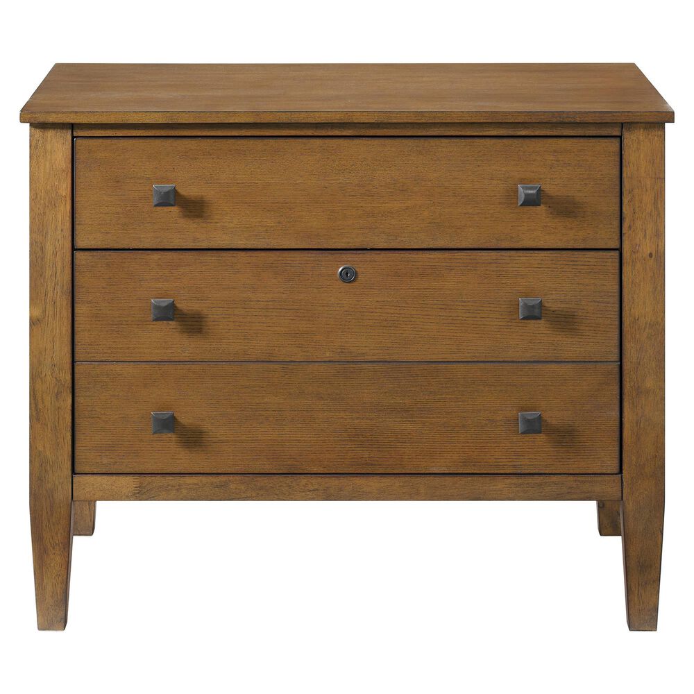 Mayberry Hill Portico 3-Drawer File Cabinet in Brown Oak, , large