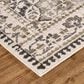 Feizy Kano 7"10" x 11" Gray and Ivory Area Rug, , large