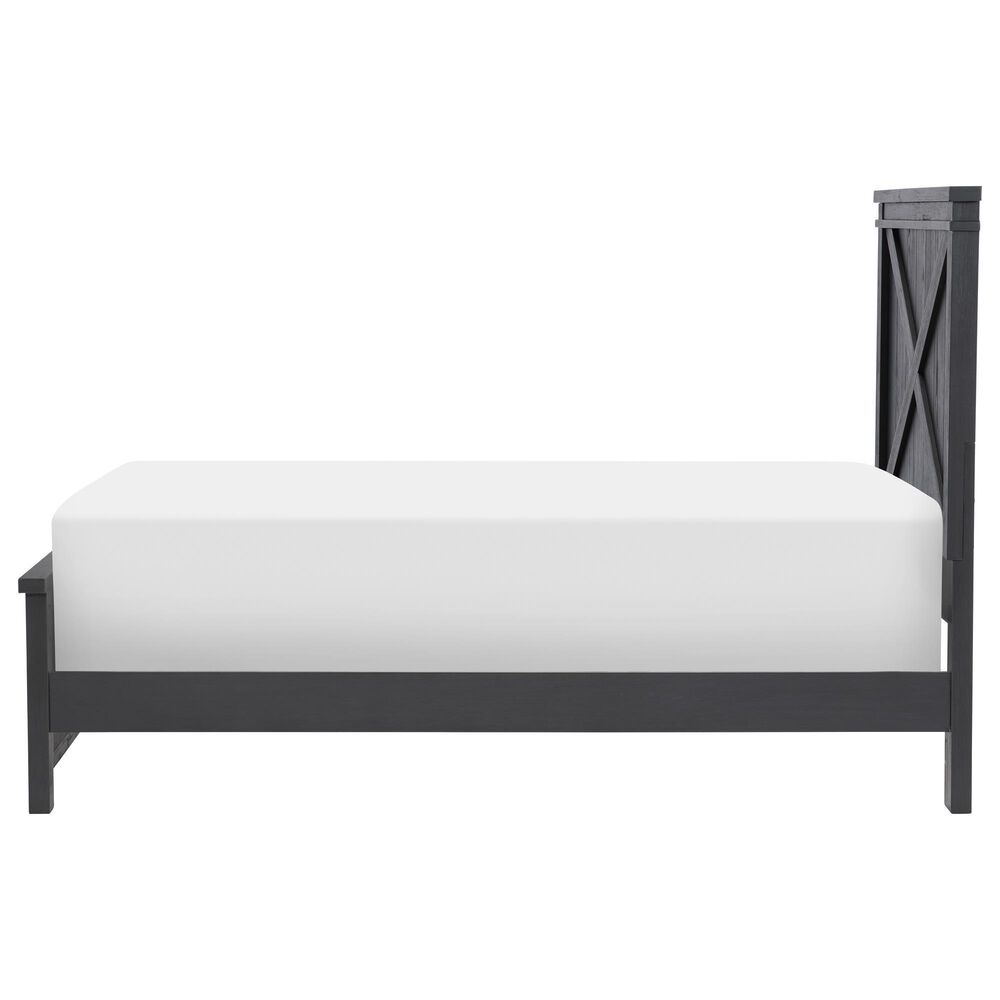 Legacy Classic Flatiron Twin Panel Bed with Trundle in Midnight, , large