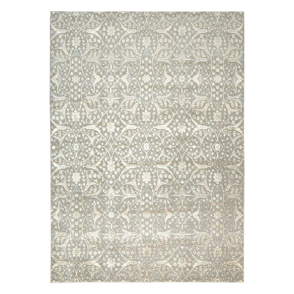 Nourison Luminance LUM08 5'3" x 7'6" Steel Area Rug, , large