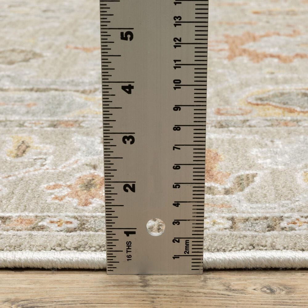Oriental Weavers Keaton Grey and Multicolor 2'3" x 7'6" Runner, , large