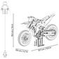 LEGO Technic Ducati Desmo450 MX Factory Motorcycle Building Set, , large