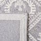 Safavieh Micro-Loop Southwestern 5" x 8" Ivory and Grey Area Rug, , large