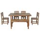 Hearth and Haven 6-Piece Patio Dining Set with Table, Bench and Chairs in Natural, , large