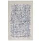 Feizy Maddox 5" x 8" Ivory and Navy Area Rug, , large