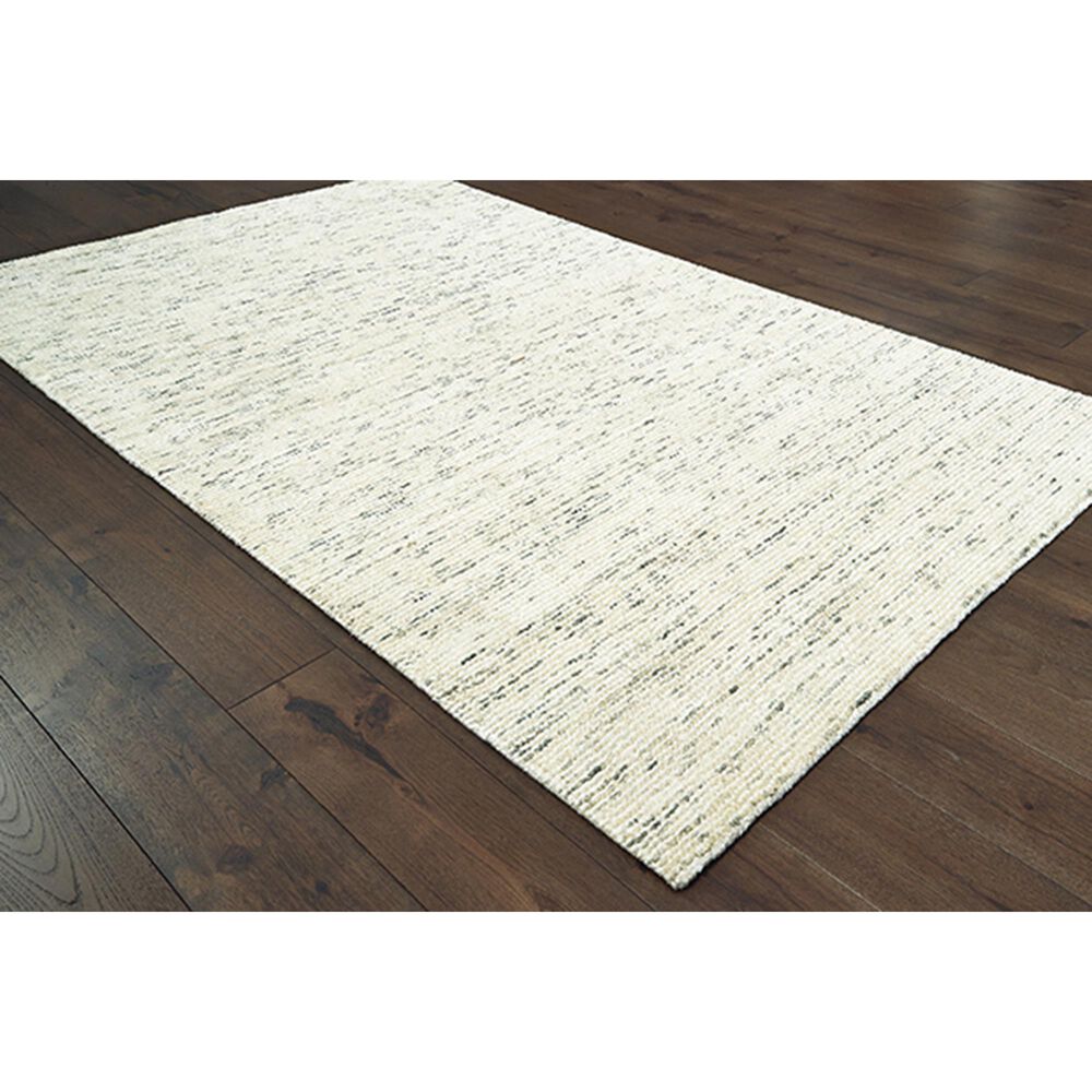 Oriental Weavers Lucent 45902 10&#39; x 13&#39; Ivory and Stone Area Rug, , large