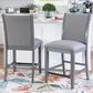 Linon Home Decor Bellevue Counter Stool in Light Grey (Set of 2), , large