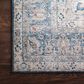 Loloi II Layla LAY-07 2"6" x 9"6" Blue and Tangerine Runner, , large