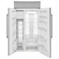 Cafe 25.1 Cu. Ft. Built-In Side-by-Side Refrigerator in Stainless Steel, , large