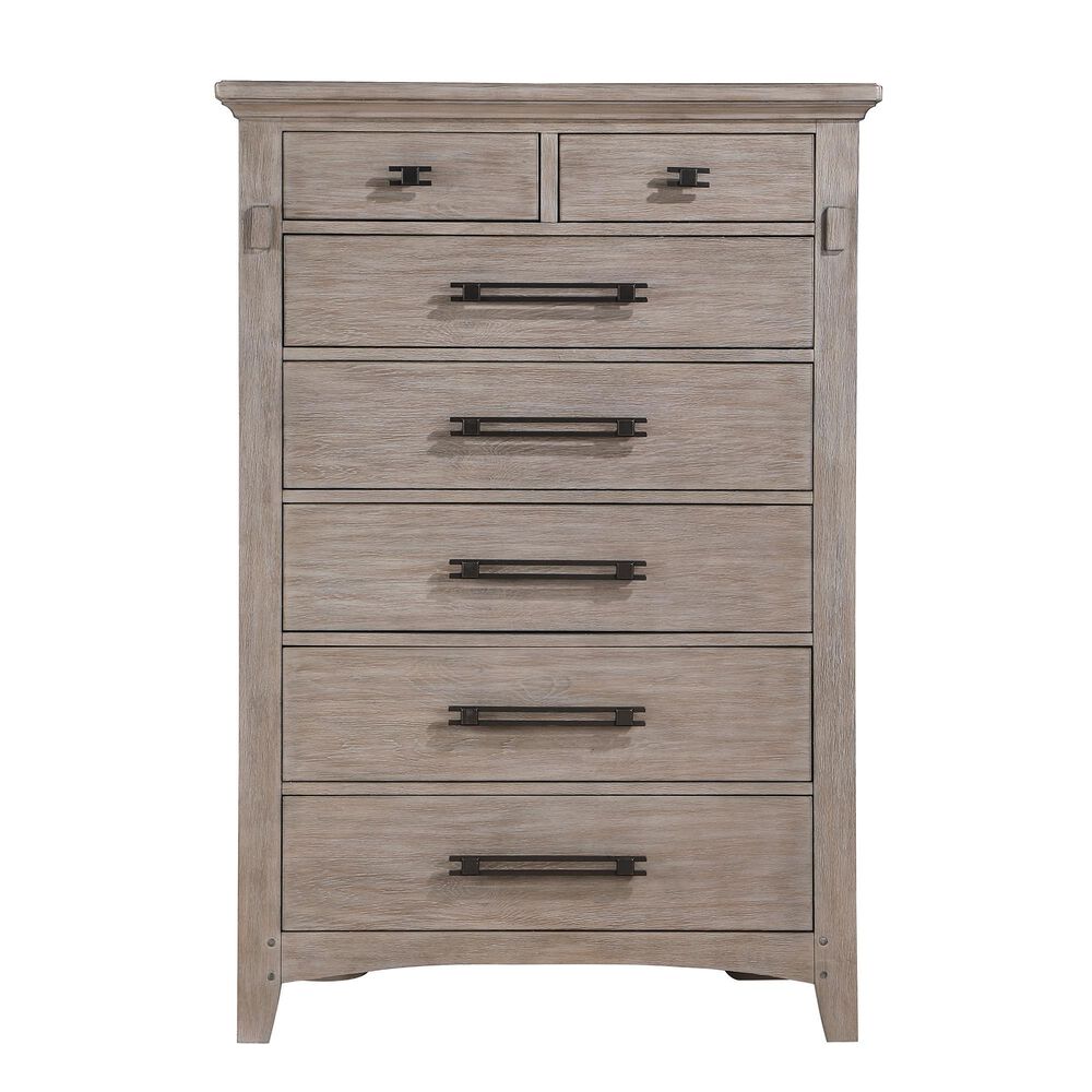 Davis International Captain"s 7-Drawer Chest in Light Oak, , large