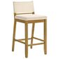 Armen Living Yaneli Swivel Bar Height Stool in Amber Glow, , large