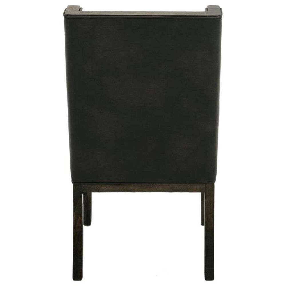 Fallridge Dark Teak and Balam 7-Piece Rectangular Dining Set in Black, , large