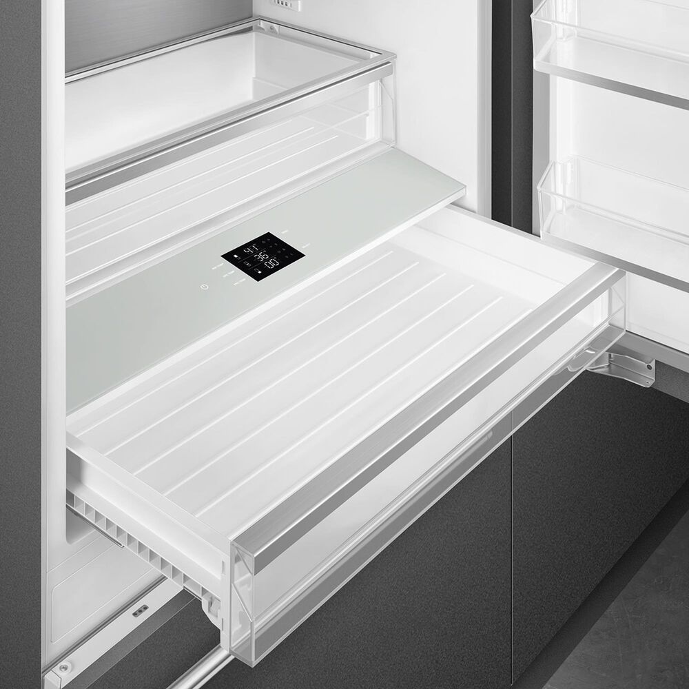SMEG 19.8 Cu. Ft. Bottom Freezer Refrigerator in Panel Ready, , large