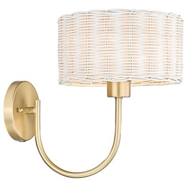 Golden Lighting Erma 1-Light Wall Sconce in Brushed Champagne Bronze, , large