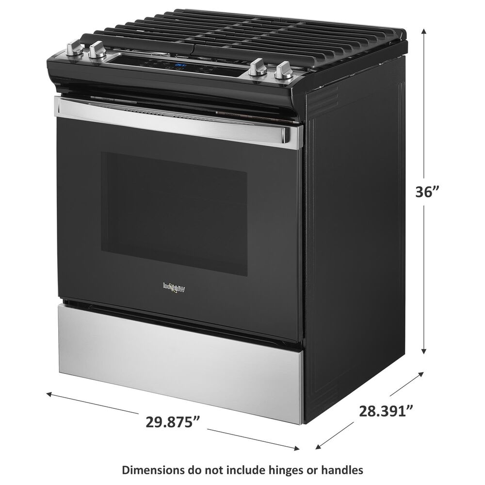 Whirlpool 5 Cu. Ft. Gas Range with Frozen Bake in Stainless Steel, , large
