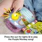 Fisher Price Monkey Musical Storybook with Lights and Sounds in Purple, , large