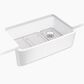 Kohler Ironridge 34" Undermount Single-Bowl Farmhouse Kitchen Sink in White, , large