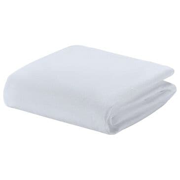 Purple California King Deep Pocket Waterproof Mattress Protector in White, , large