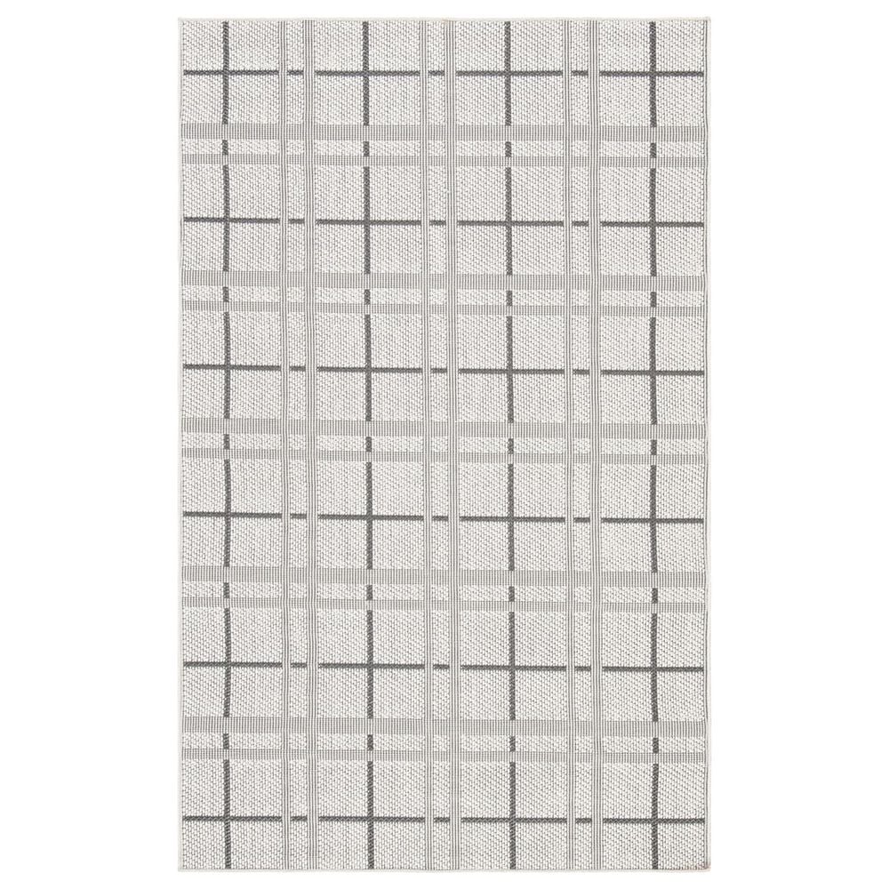 Safavieh Bermuda BMU803B 4" x 6" Ivory and Grey Indoor/Outdoor Area Performance Rug, , large