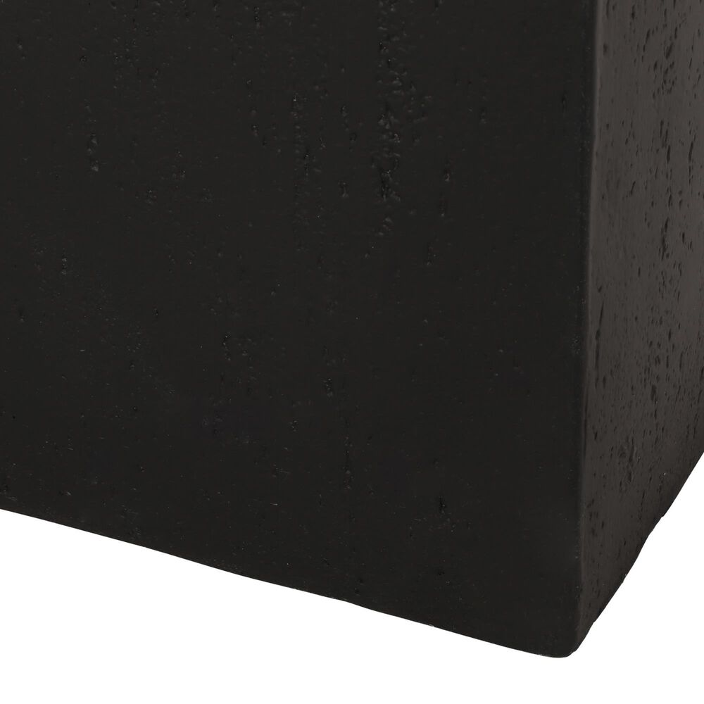 Hearth and Haven Outdoor Rectangular Planter Box in Black, , large