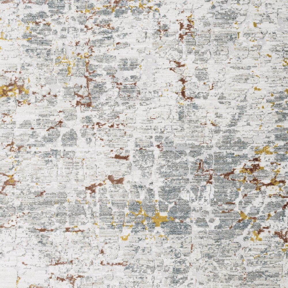 Surya Dresden White, Gray, Medium Gray, Light Slate, Mustard and Rust 12&#39; x 15&#39; Area Rug, , large