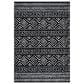 Safavieh Tulum TUL267Z 6" x 9" Black and Ivory Area Rug, , large
