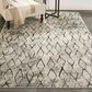 Feizy Kano 6"7" x 9"6" Sand and Charcoal Area Rug, , large