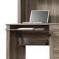 Sauder Harbor View Computer Desk with Hutch in Salt Oak, , large