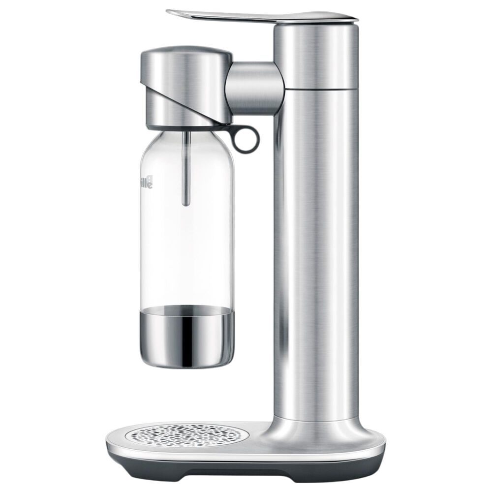 Keystone InFizz Aqua 1-Liter Sparkling Water Carbonation Machine in Brushed Stainless Steel, , large