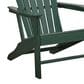 Ashley Sundown Shores Patio Adirondack Chair in Green, , large