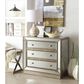 Linon Home Decor 3-Drawer Chest in Silver, , large