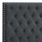 Modway Helena Upholstered Full/Queen Headboard in Gray, , large
