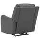 Ashley Galahad Power Zero Wall Recliner in Smoke, , large