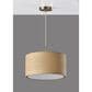 Adesso Harvest 1-Light Large Drum Pendant in Antique Brass, , large