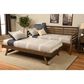 Kodiak Boho Daybed with Pop Up Trundle and Two Mattresses in Rustic Walnut, , large