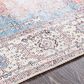Surya Amelie AML-2320 2" x 2"11" Charcoal, Ivory, Denim, Wheat, Camel, Orange and Olive Area Rug, , large