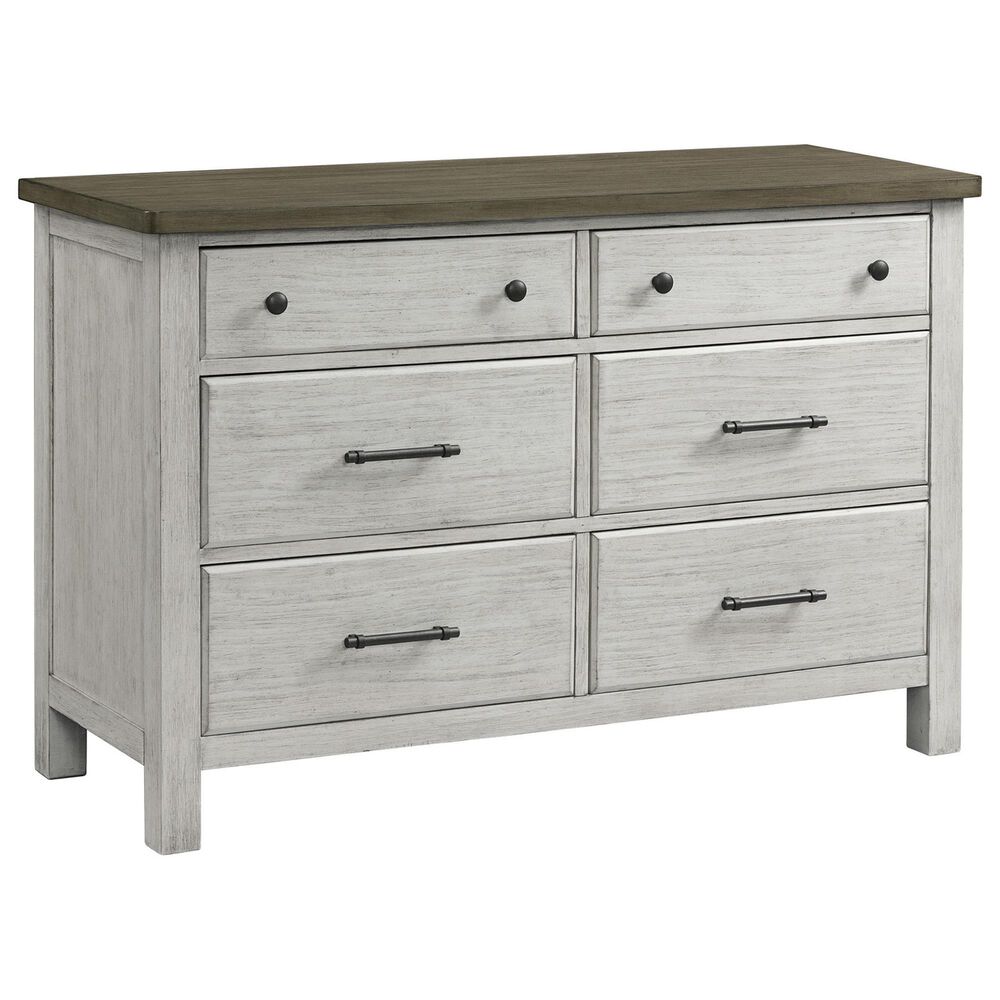 Eastern Shore Timber Ridge 6-Drawer Dresser in Weathered Washed Sierra, , large